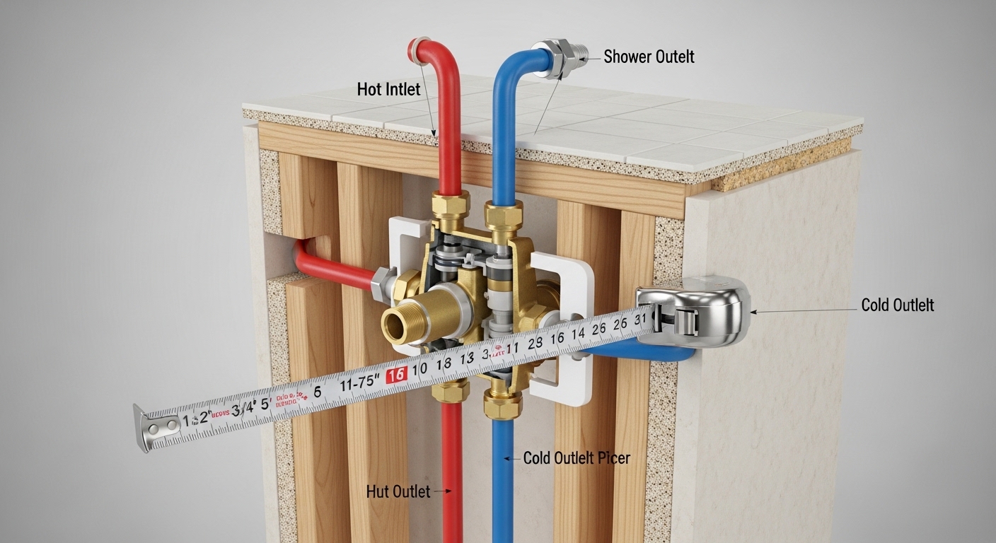 moen shower valve rough in