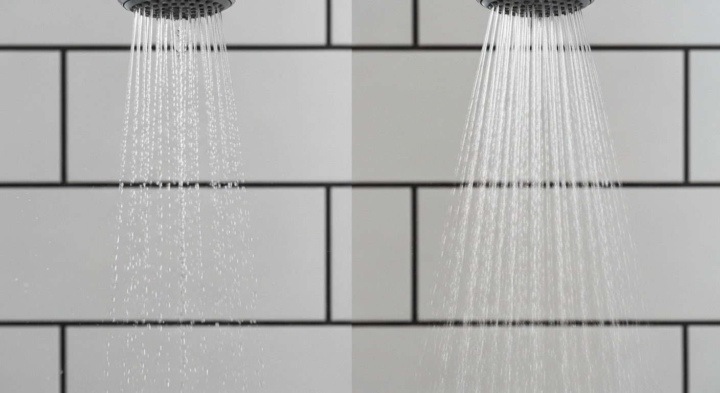shower head for very low water pressure
