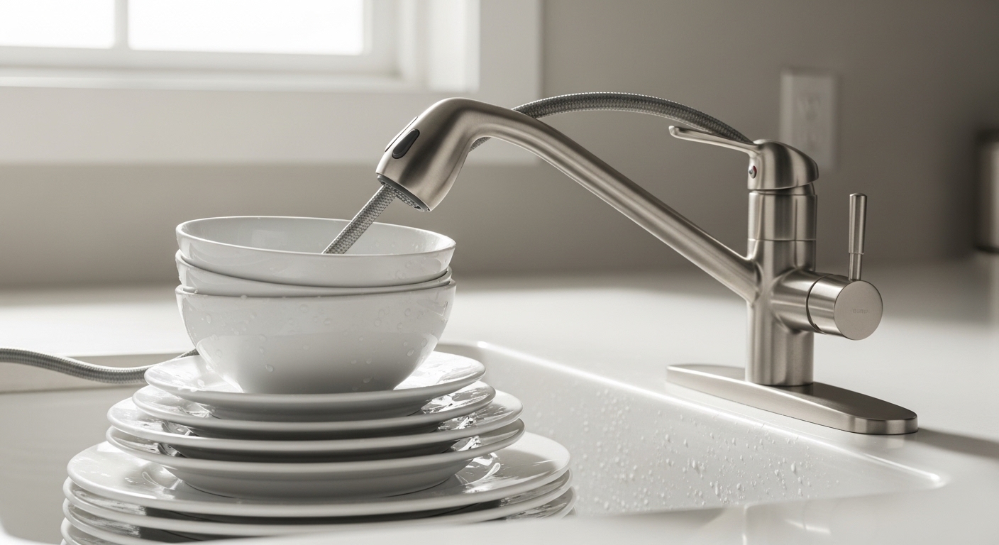 single hole faucet sprayer