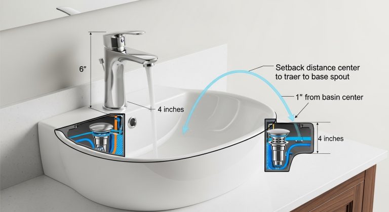 Where Should a Vessel Sink Faucet Location Actually Be, and How High Should It Sit?