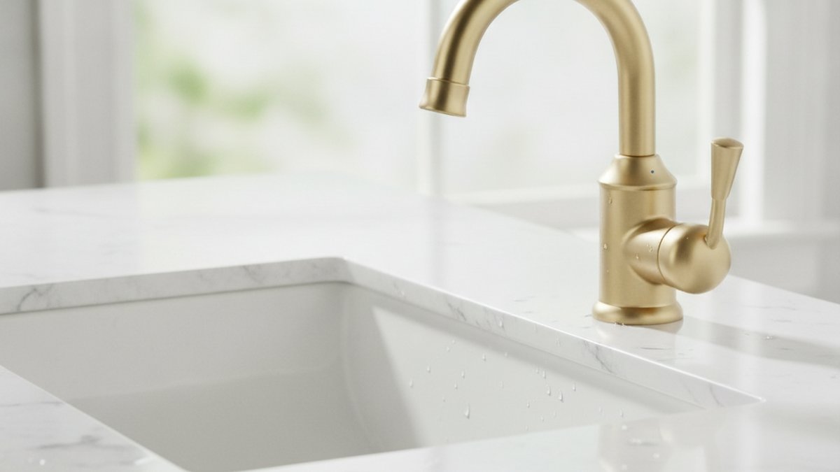 4 inch centerset faucet gold