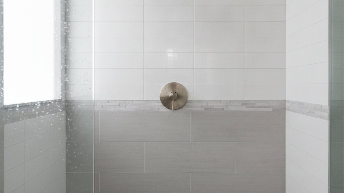 brushed nickel shower faucet only