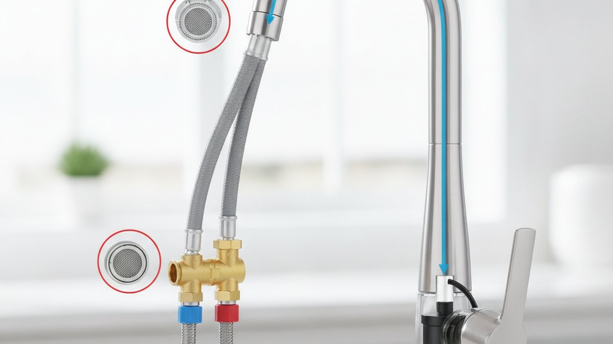 delta touchless faucet low water pressure