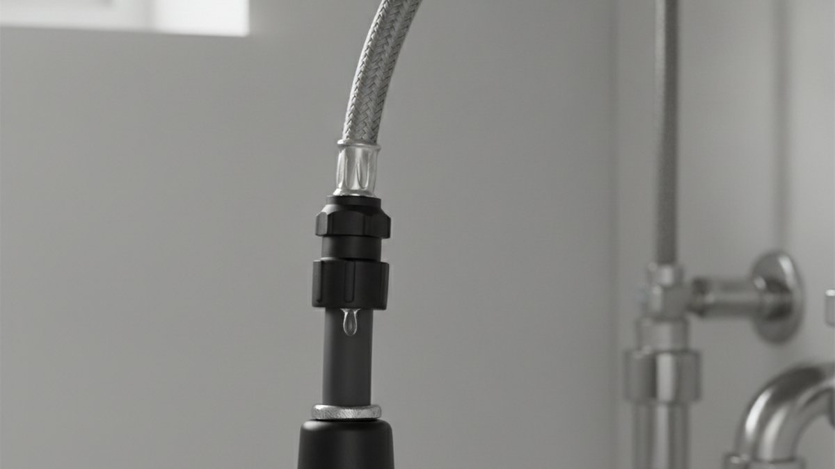 sink leaking from faucet hose